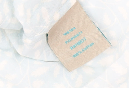 Boden Women's Blue Floral Blouse, Size 8