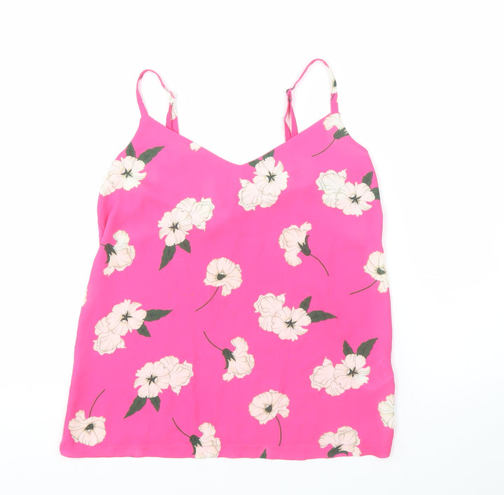 Warehouse Women's Pink Floral Camisole Size 6