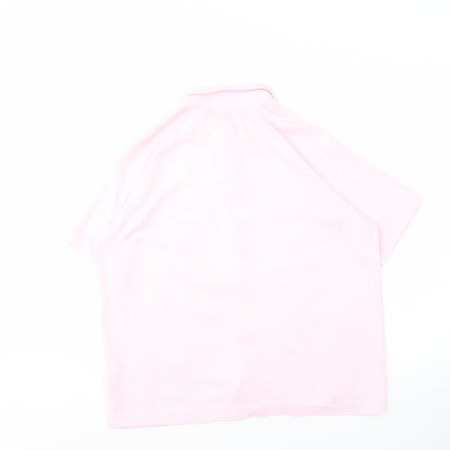 Damart Women's Pink Button-Up Collared Shirt Size 18