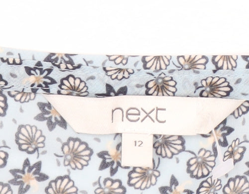 Next Women's Multicoloured Floral Top Size 12
