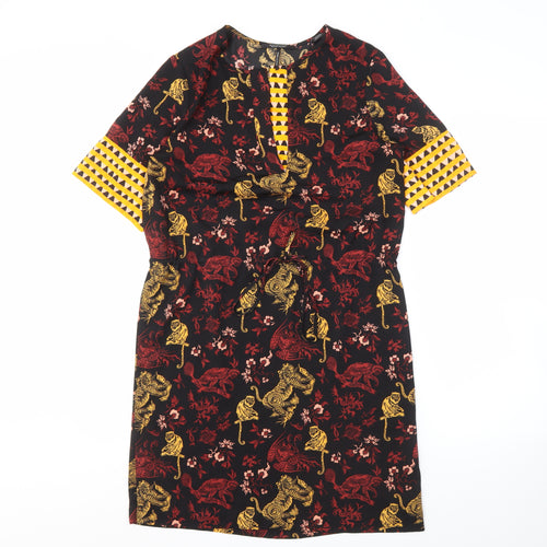 Scotch & Soda Women's Multicoloured Animal Print Dress XS