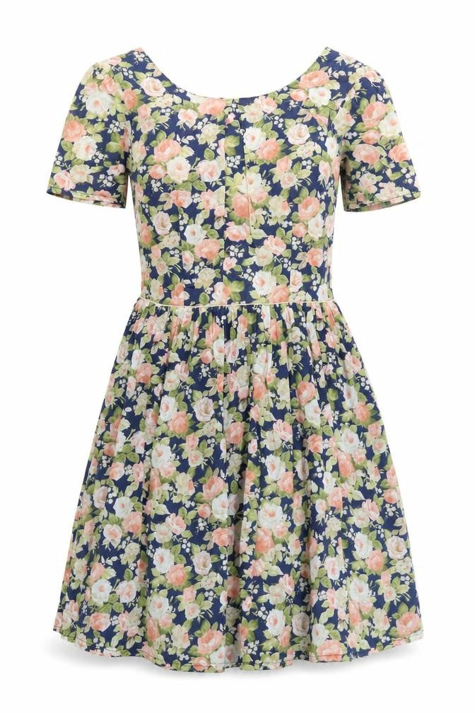 Oasis Women's Floral Fit & Flare Dress, Size 8