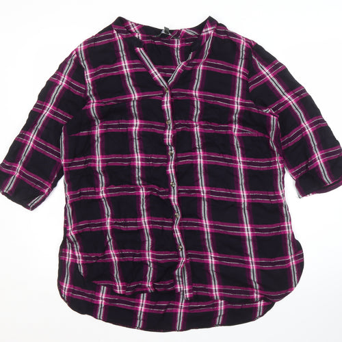 Bonmarché Women's Multicoloured Button-Up Shirt