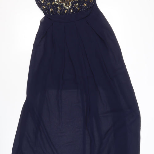 TFNC London Women's Blue A-Line Party Dress, Size S