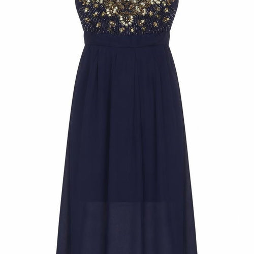TFNC London Women's Blue A-Line Party Dress, Size S