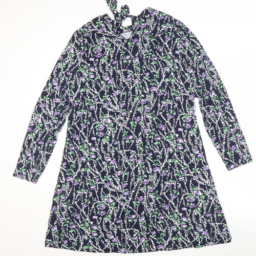 Marks and Spencer Women's Multicoloured Floral Dress Size 14