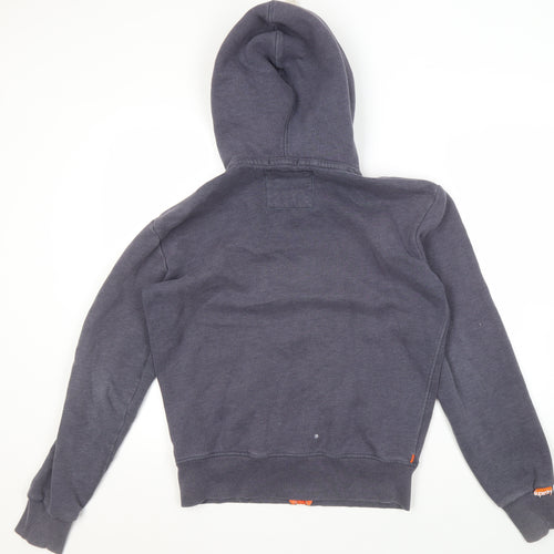 Superdry Men’s Grey Full Zip Hoodie S Regular Fit