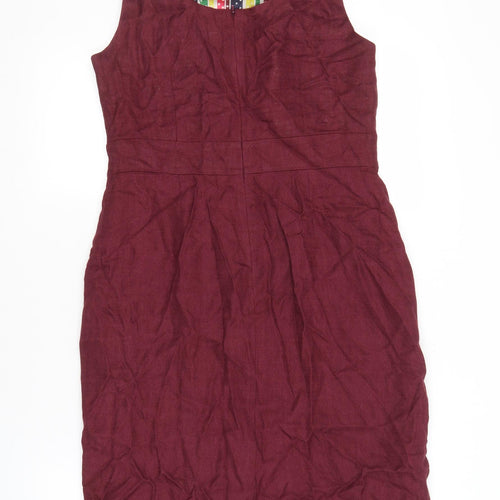 Boden Women’s Red Shift Dress Size 12, Sleeveless