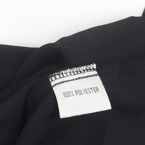 Slave London Women's Black Kimono Blouse, Size 8