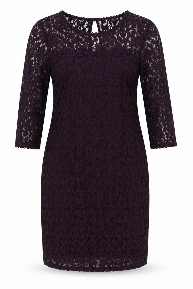 Marks and Spencer Women's Purple Floral Long Dress Size 10