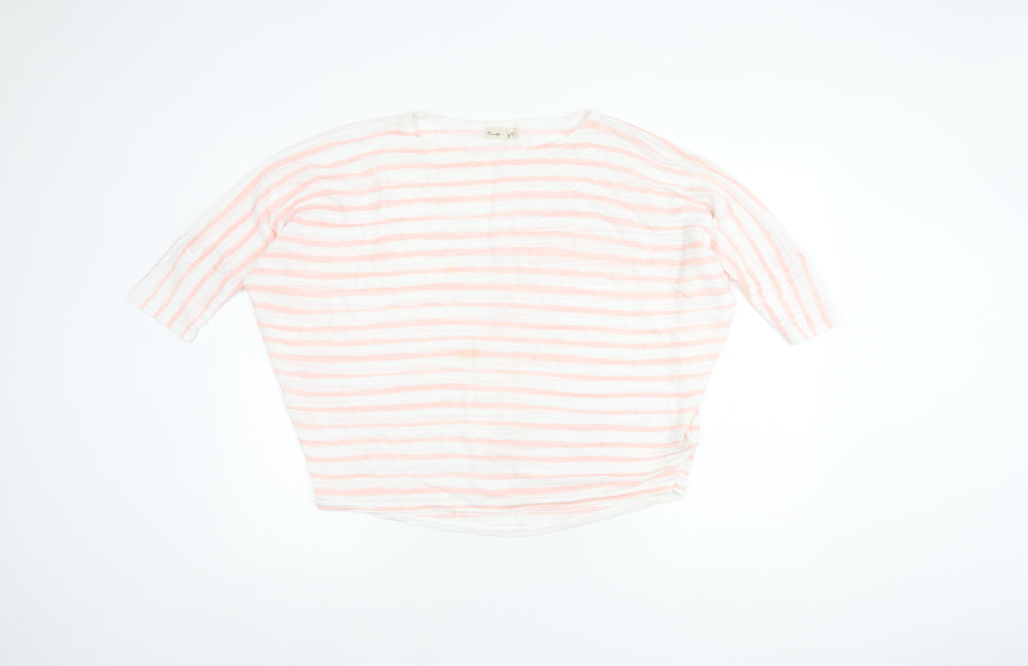 Phase Eight Women's Striped Knit Top, M, 3/4 Sleeve