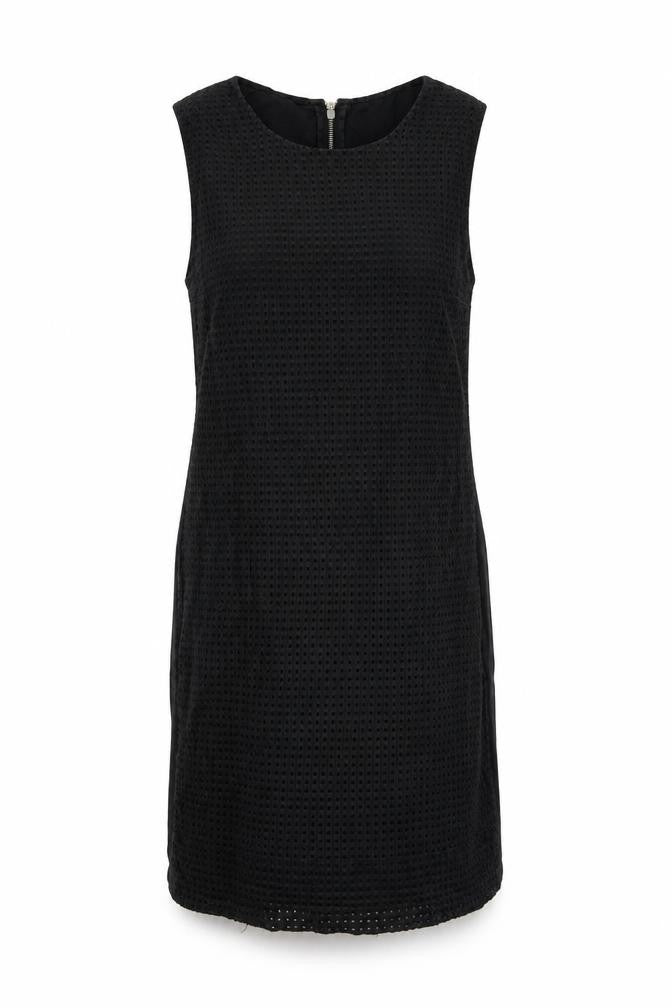 Front view of Gap Women's Black Sleeveless Dress -, size M
