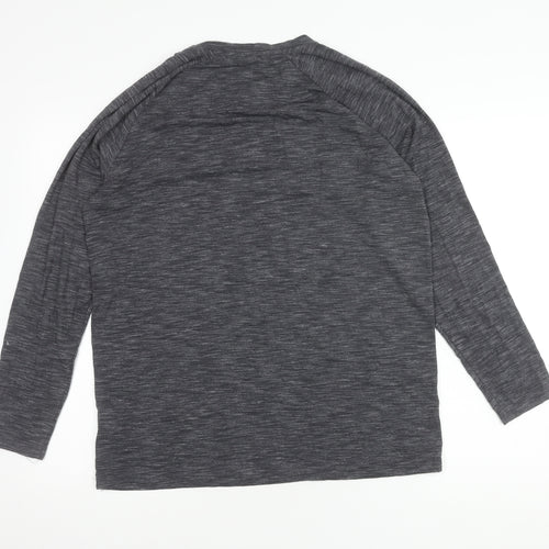Myprotein Men's Grey Long Sleeve T-Shirt, Perfect for Gym