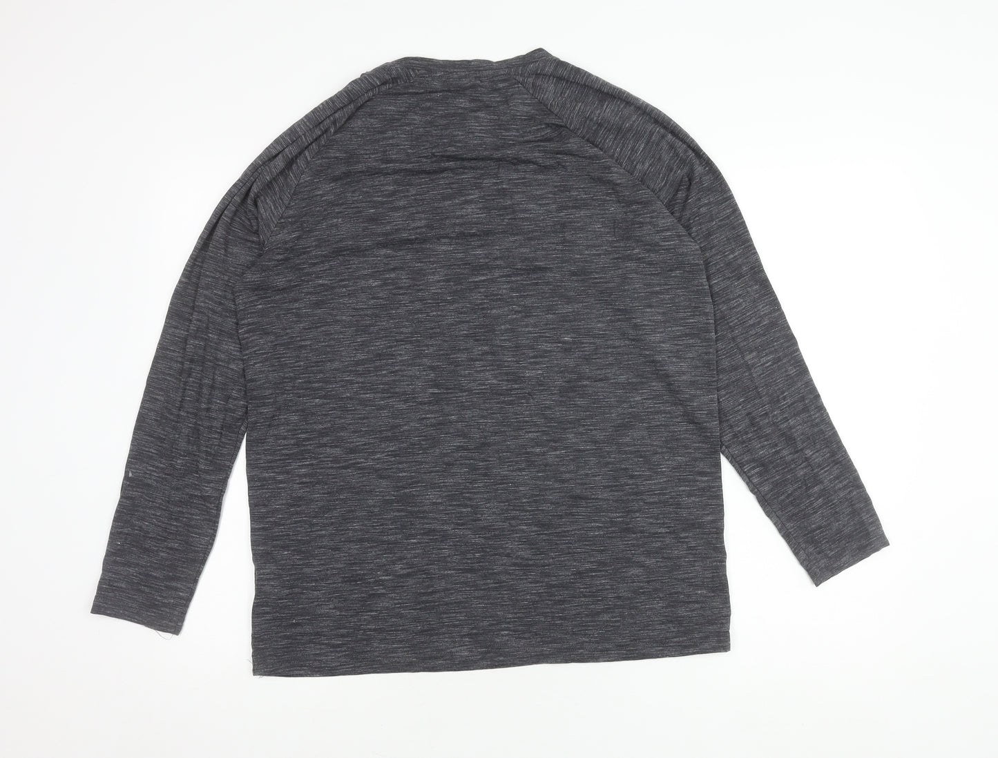 Myprotein Men's Grey Long Sleeve T-Shirt, Perfect for Gym