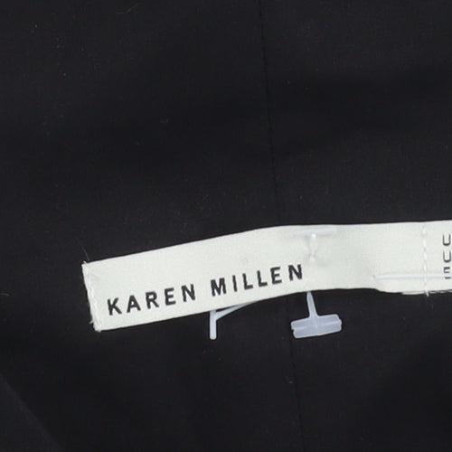 Karen Millen Women's Black Animal Print Dress Size 12