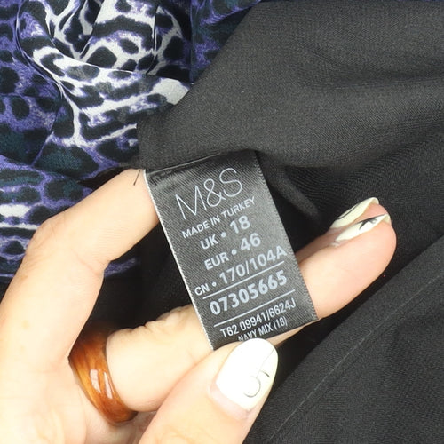 Marks and Spencer Women's Multicoloured Dress Size 18