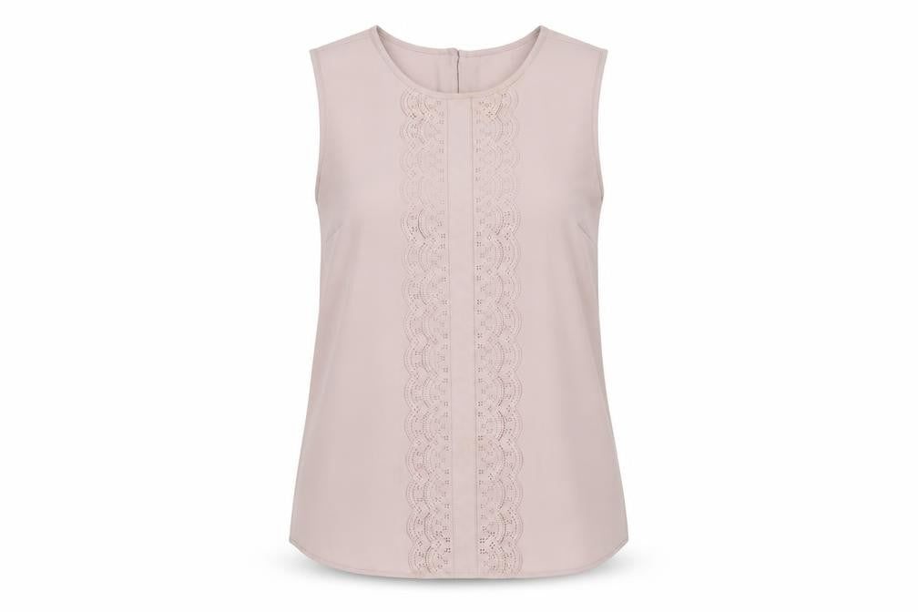Front view of Warehouse Women's Sleeveless Top, size 12