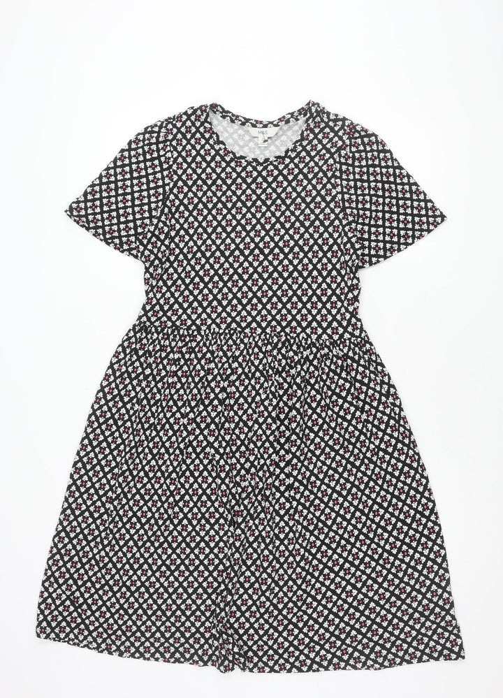 Marks and Spencer Women's Floral Cotton Dress Size 10