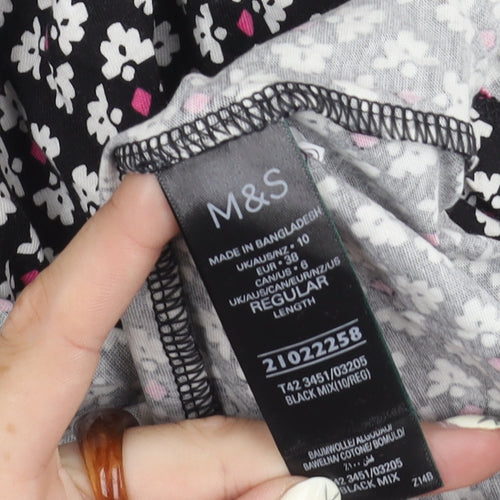 Marks and Spencer Women's Floral Cotton Dress Size 10