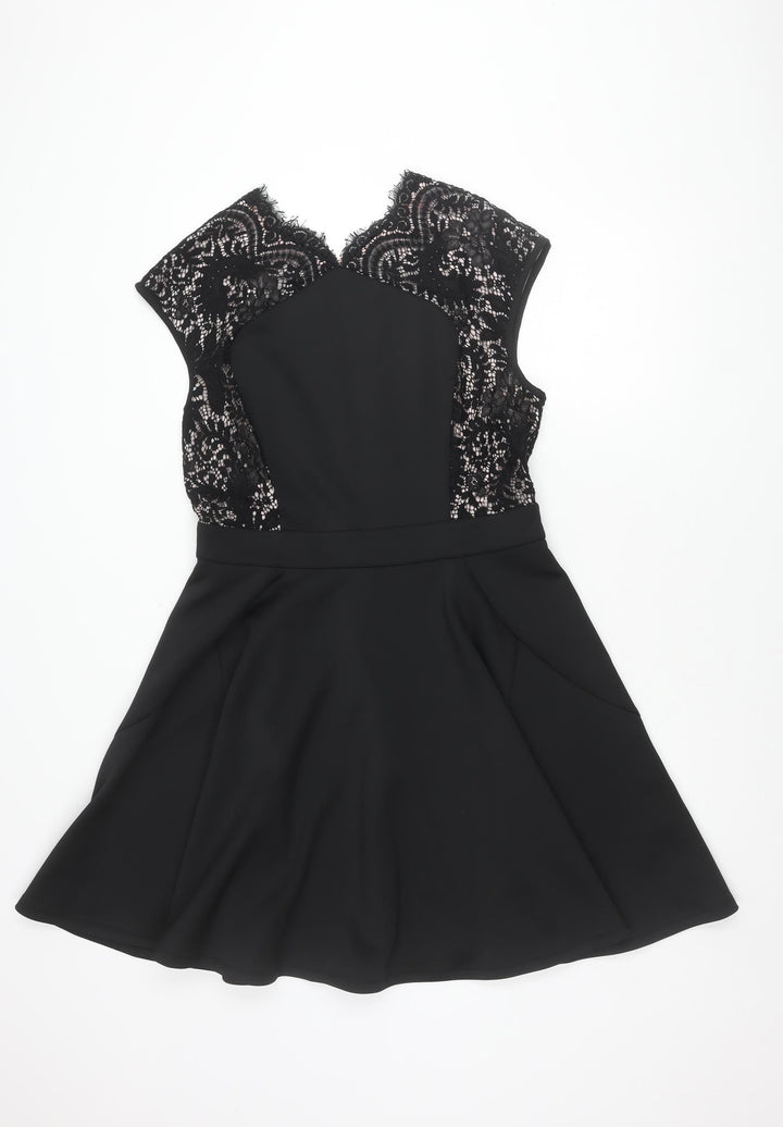 Ted Baker Women's Black Zip Dress Size 6
