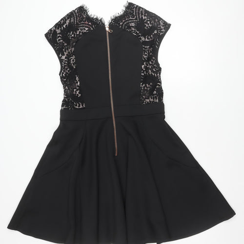 Ted Baker Women's Black Zip Dress Size 6