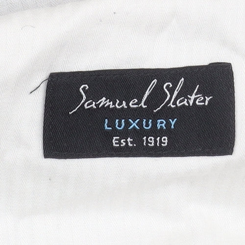 Samuel Slater Men's Black Wool Mohair Dress Pants