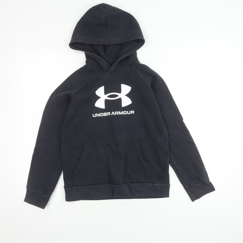 Under Armour Boys' Black Pullover Hoodie Medium