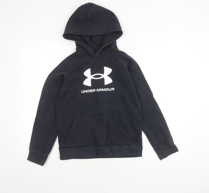 Under Armour Boys' Black Pullover Hoodie Medium