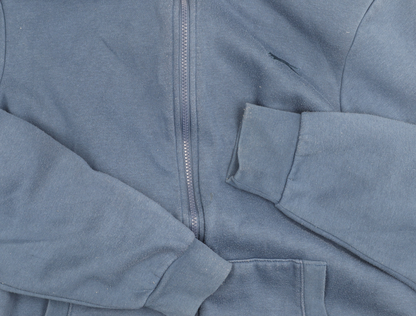 Slazenger Men's Blue Hooded Jacket, Size L, Full Zip