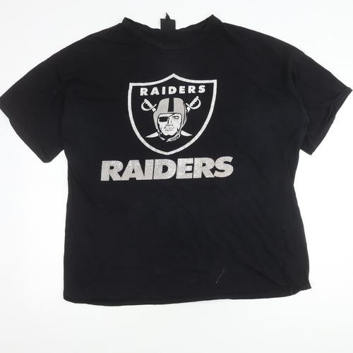 NFL Men's Black Raiders Sports T-Shirt Size 40