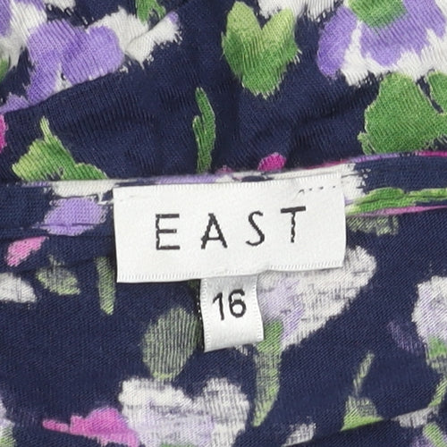 East Women's Floral Multicoloured Dress Size 16