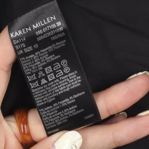 Karen Millen Women’s Multicoloured Halter Sheath Dress