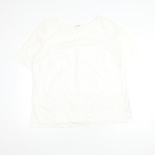 Monsoon Women's White Lace Blouse Size 20