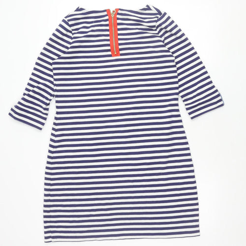 Joules Women's Blue Striped Dress, UK 10, Casual Spring