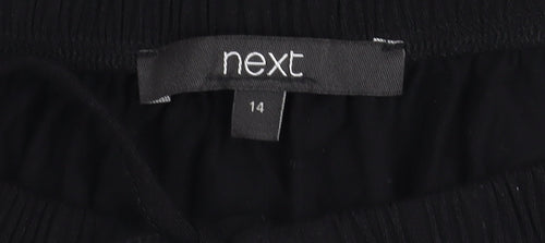 Next Women's Black Size 14 Versatile Knit Dress