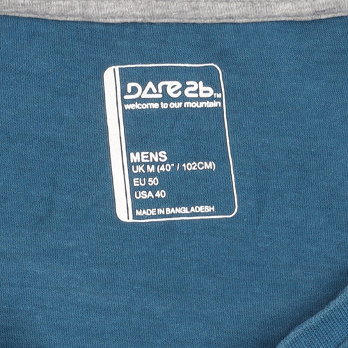 Dare 2b Men's Blue Crew Neck Graphic T-Shirt M