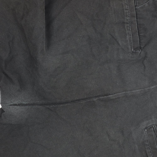 ASOS Men's Black Trousers, Size 36, Zip Closure