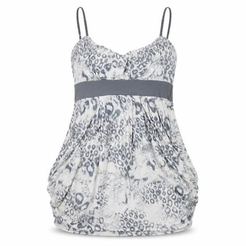 Quiz Women's Grey Animal Print Slip Dress - Size 14