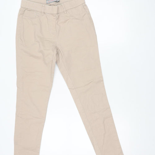 Women's Beige Jegging, 3XS, Cotton Blend, Regular Fit