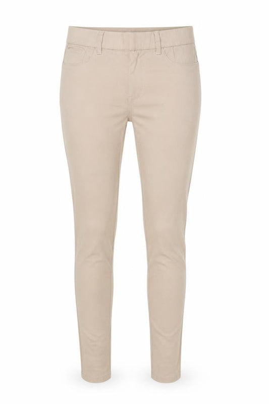 Front view of Women's Beige Jegging, 3XS, Cotton Blend, Regular Fit