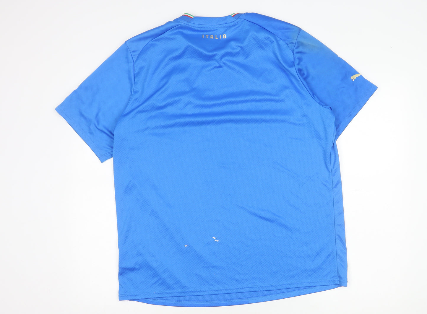 Puma Men's Blue Italia Football Jersey Size L