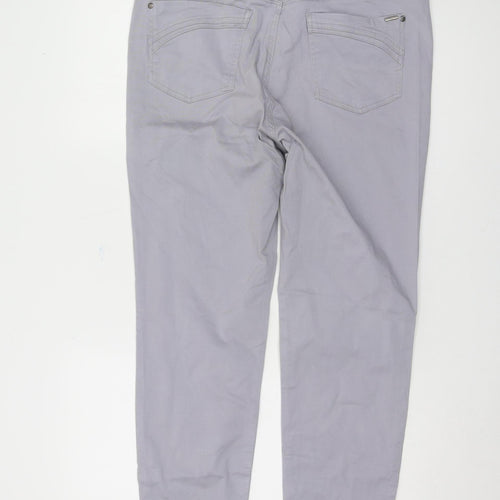 Bandolino Women's Grey Straight Trousers Size 18