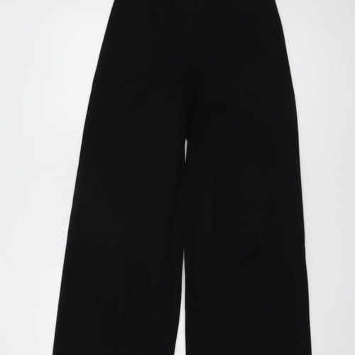 H&M Women's Black Wide-Leg Trousers XS