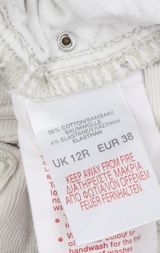 River Island Women’s Ivory Bootcut Trousers - Size 12R