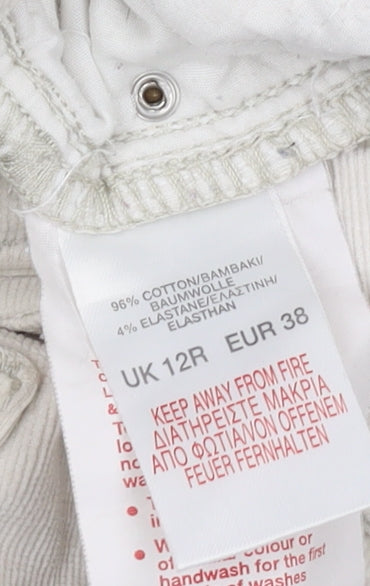 River Island Women’s Ivory Bootcut Trousers - Size 12R