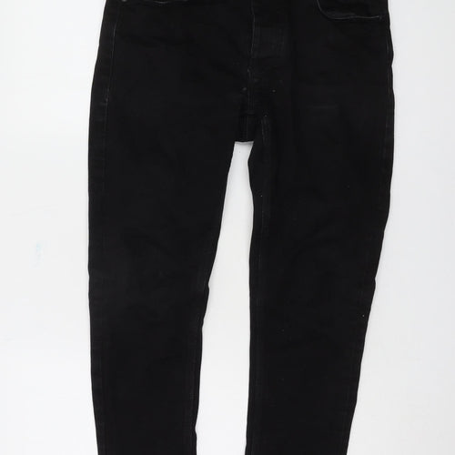 LUKE Men's Black Skinny Jeans, Size S, 30W