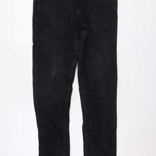 Firetrap Men's Black Slim Fit Straight Jeans, Size 34