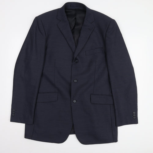Charlton Gray Men's Blue Blazer 42R Jacket Formal