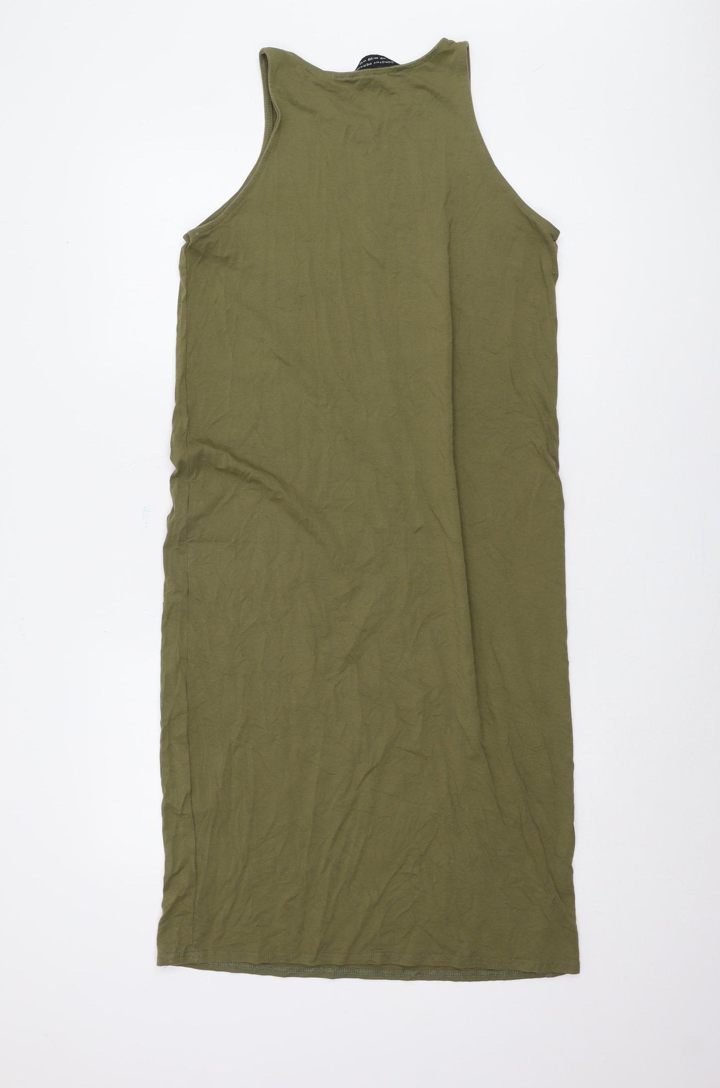 Dorothy Perkins Green Tank Dress Size 10 Women