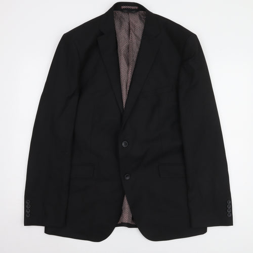 Marks and Spencer Men's Black Suit Jacket 2XL